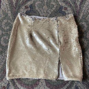 Tobi Sequined Skirt, Size Small